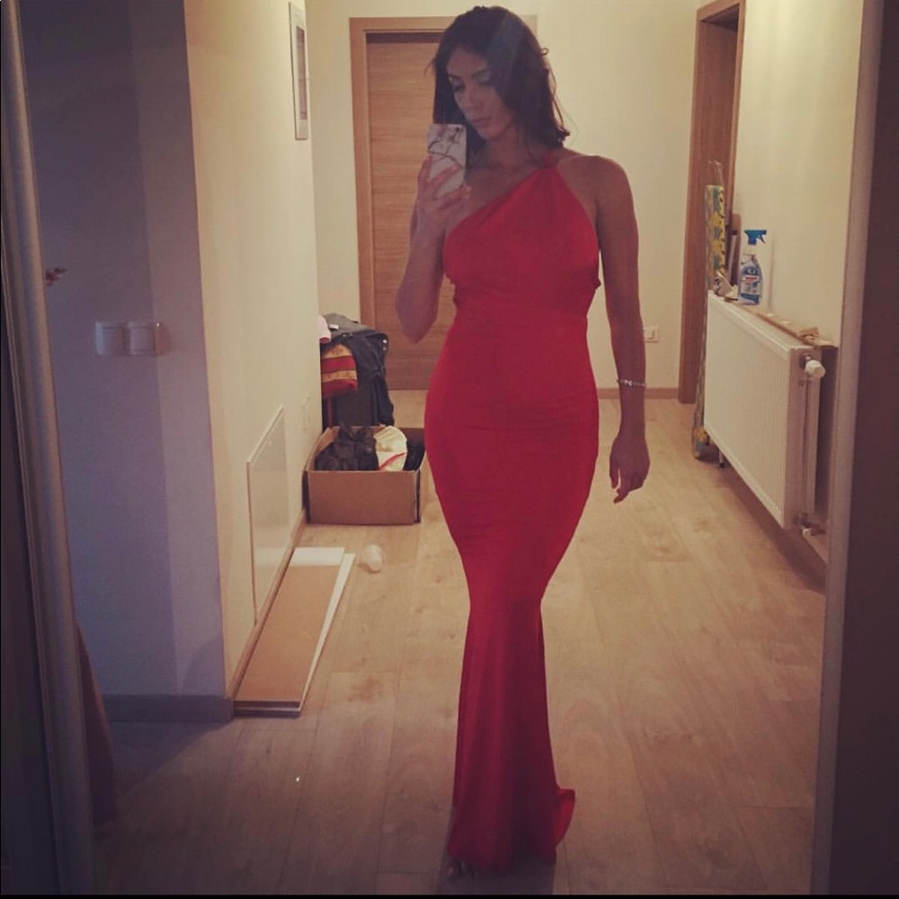 Abyss by Abby long red dress